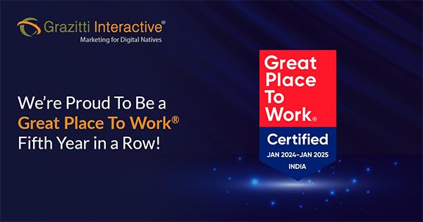 Grazitti Interactive Is Now Great Place To Work-Certified For The Fifth ...