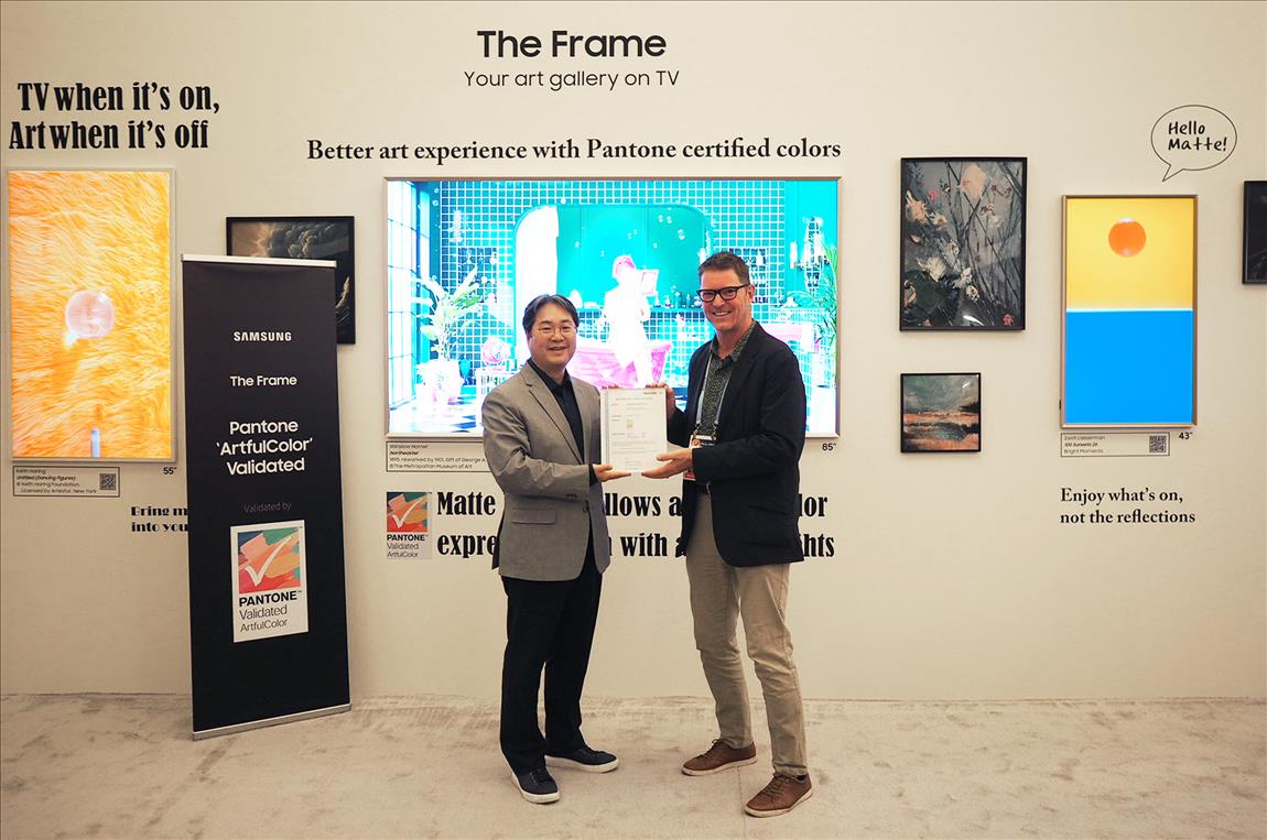 The Frame 2024 Receives First Pantone® Validated ArtfulColor Certification for Color Fidelity