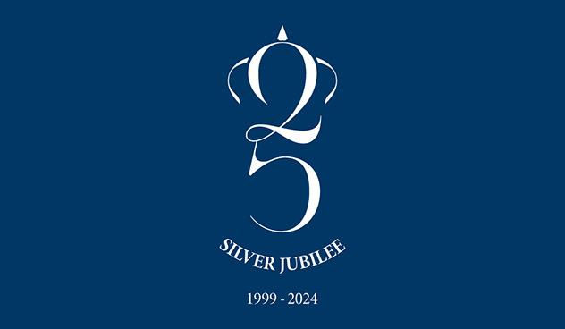 Isolated Logo Silver Jubilee Anniversary Gold Stock Illustration 2095208584  | Shutterstock