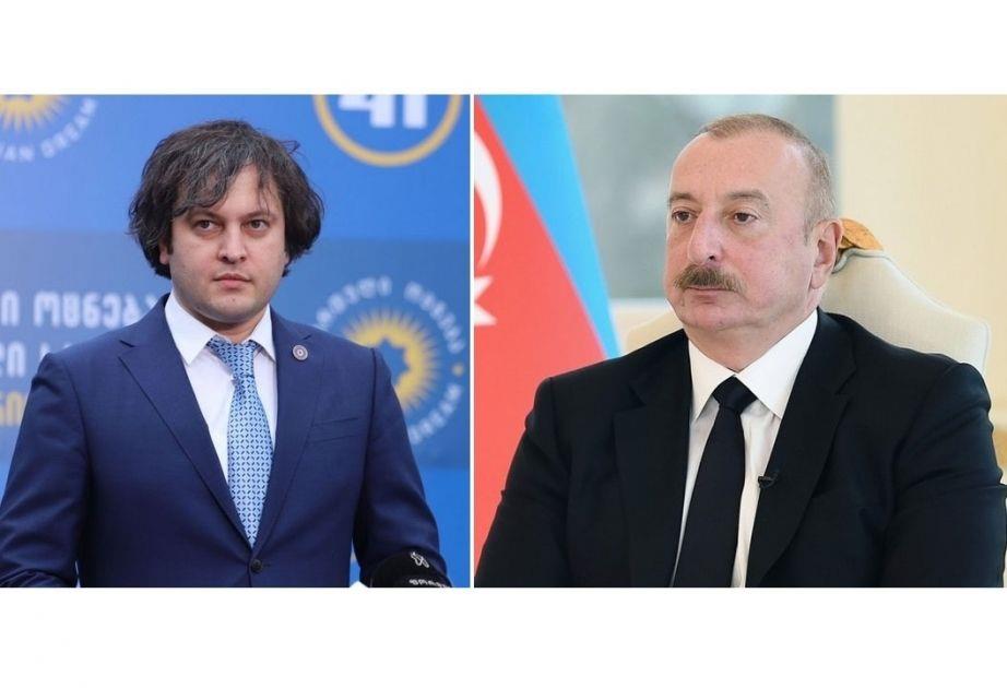 President Ilham Aliyev Sends Congratulatory Letter To Georgian PM ...