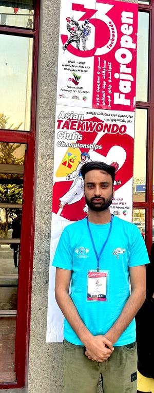 India's Danish Manzoor To Compete In World Taekwondo President's Cup Asian Region 