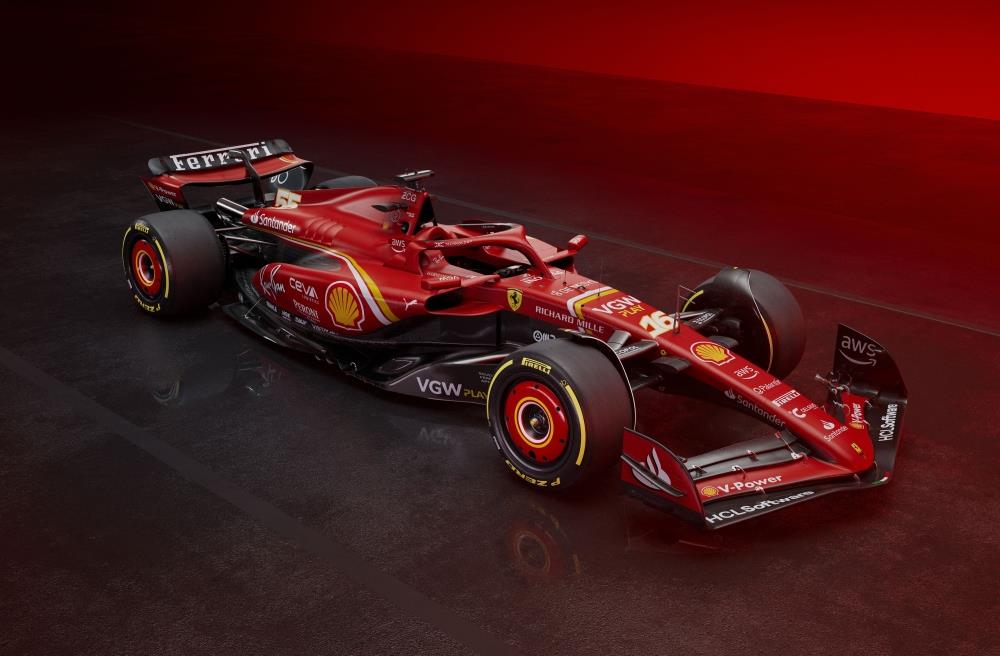 Ferrari's New F1 Car Unveiled For Final Season Before Hamilton's Arrival