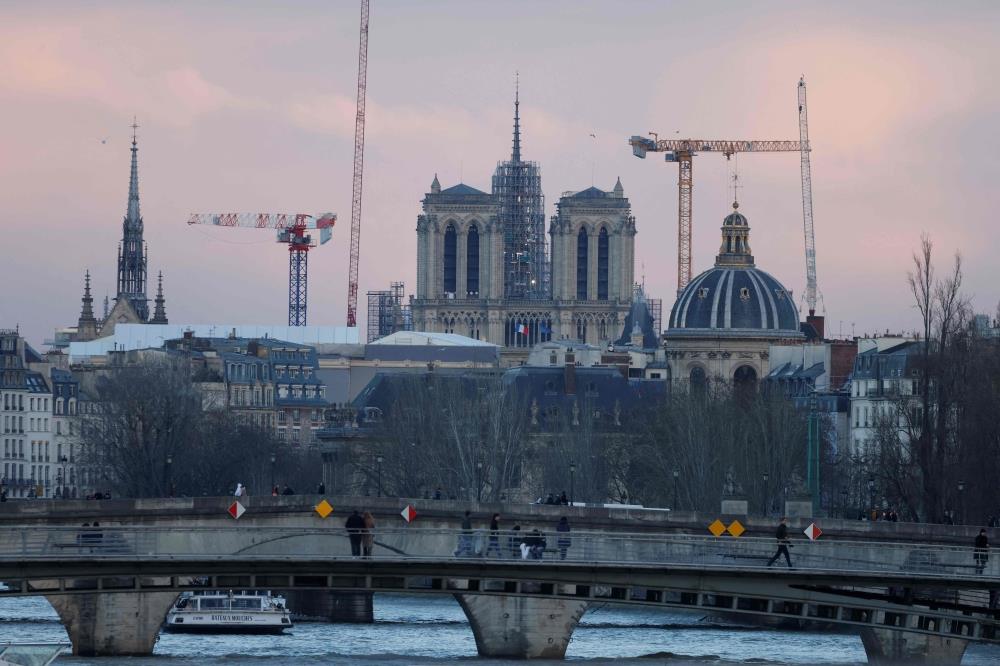 France Begins To Dismantle Notre-Dame Scaffolding