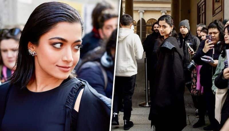 Rashmika Mandanna In Milan: Animal Actress Looks Stunning In All-Black Ensemble Rashmika Mandanna In Milan: Animal Actress Looks Stunning In All-Black Ensemble