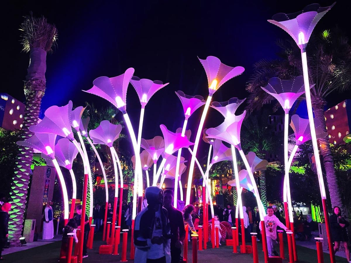 Luminous Festival Turns Lusail Boulevard Into Kaleidoscope Of Colours
