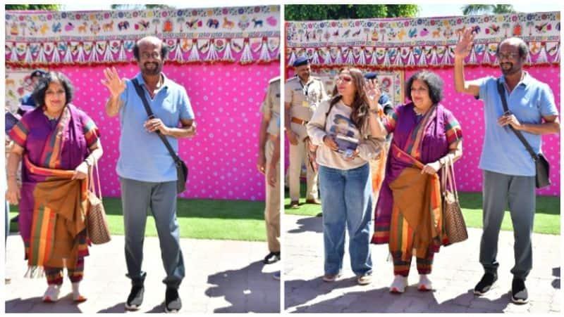 Rajinikanth Reaches With Family In Jamnagar To Attend Anant Ambani-Radhika Merchant's Wedding (Video) | MENAFN.COM