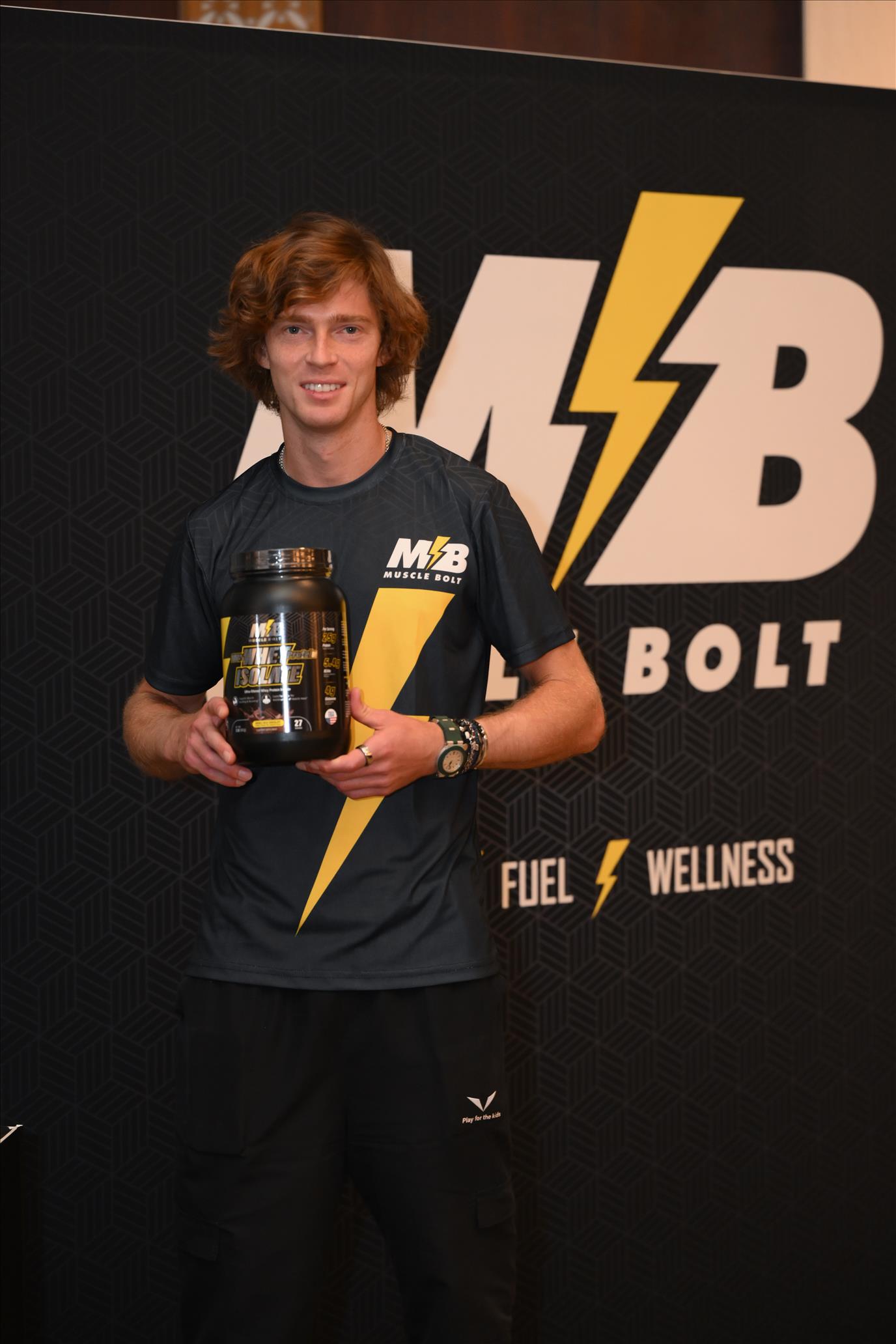 Andrey Rublev and Aster Pharmacy launch Muscle Bolt, a sports nutrition  supplement designed to improve the health of fitness enthusiasts and  athletes