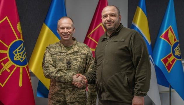 Umerov, Syrskyi Discuss Ukraine's Defense Needs With Norwegian Defense Minister Umerov, Syrskyi Discuss Ukraine's Defense Needs With Norwegian Defense Minister