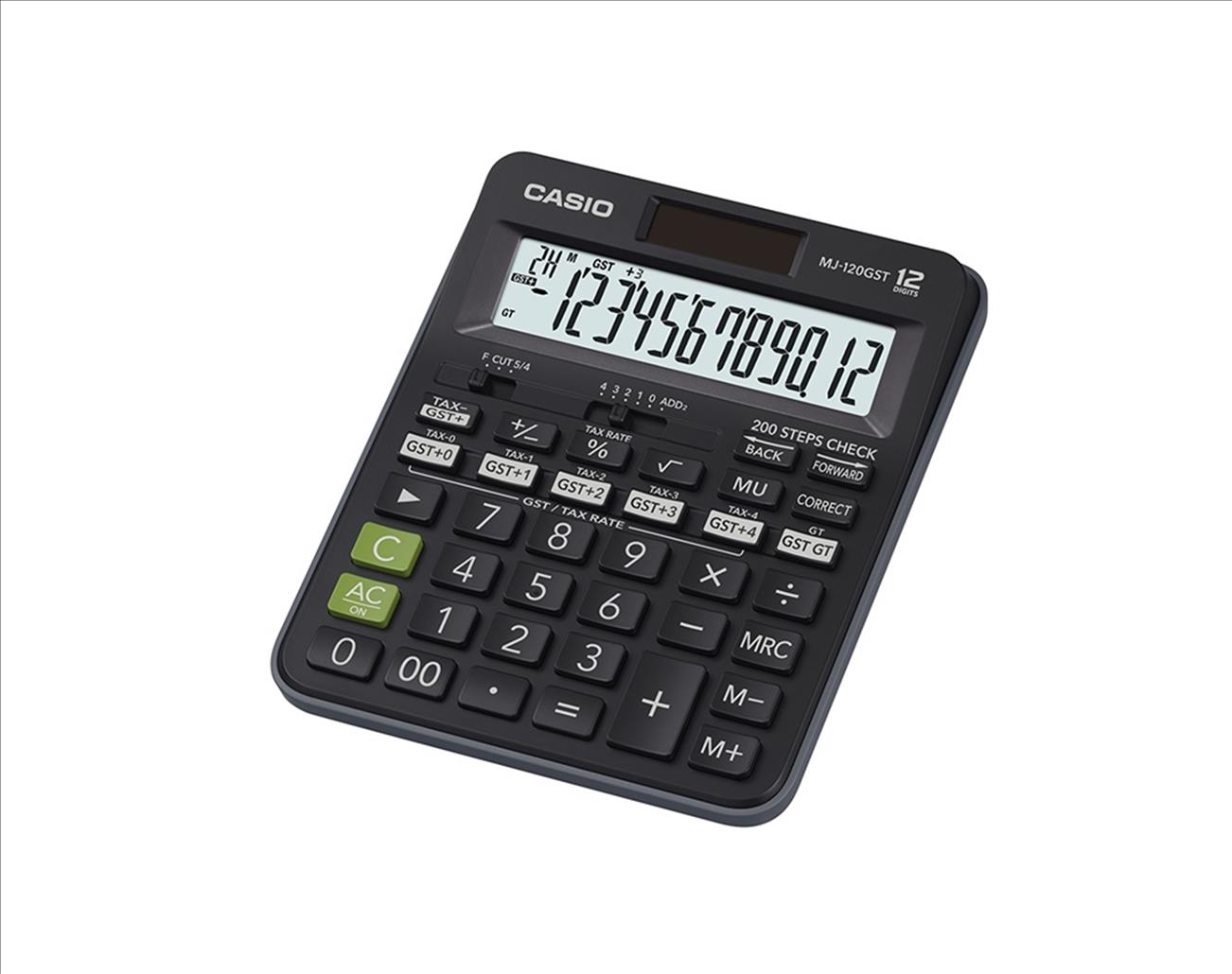 CASIO\'S MJ-120GST Is One Of The World\'S First Calculators With Dedicated Keys For GST Calculations CASIO\'S MJ-120GST Is One Of The World\'S First Calculators With Dedicated Keys For GST Calculations