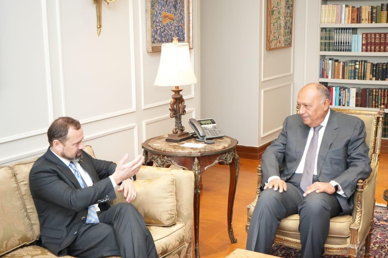 Egypt's FM Receives US Special Envoy To Sudan