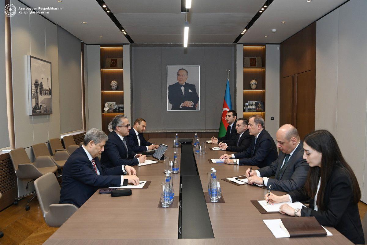 Jeyhun Bayramov Met With Candidate For Director General Of UNESCO ...