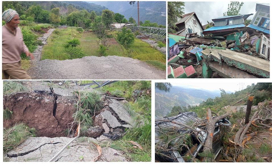 Picture of Land Sinking In Ramban: Proper Rehabilitation Plan In Offing