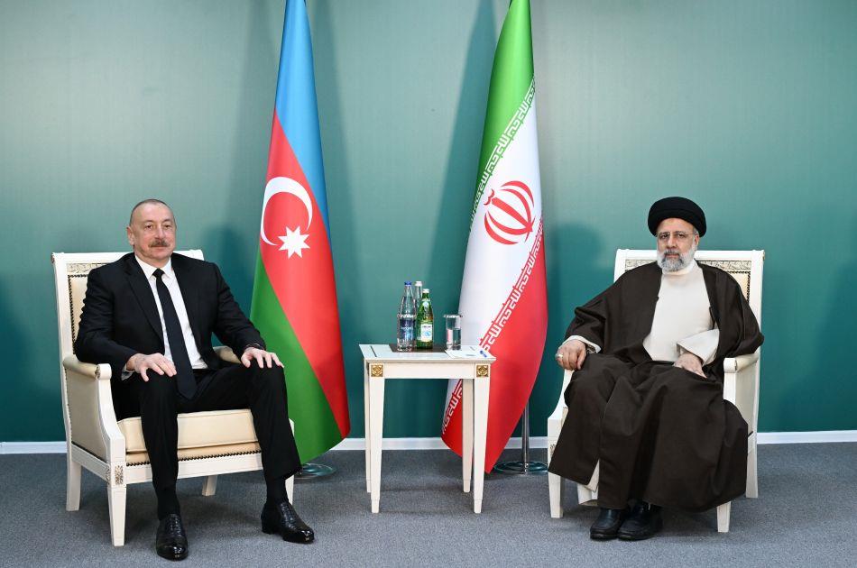 Presidents Of Azerbaijan And Iran Met In Presence Of Delegations - Vimarsana News
