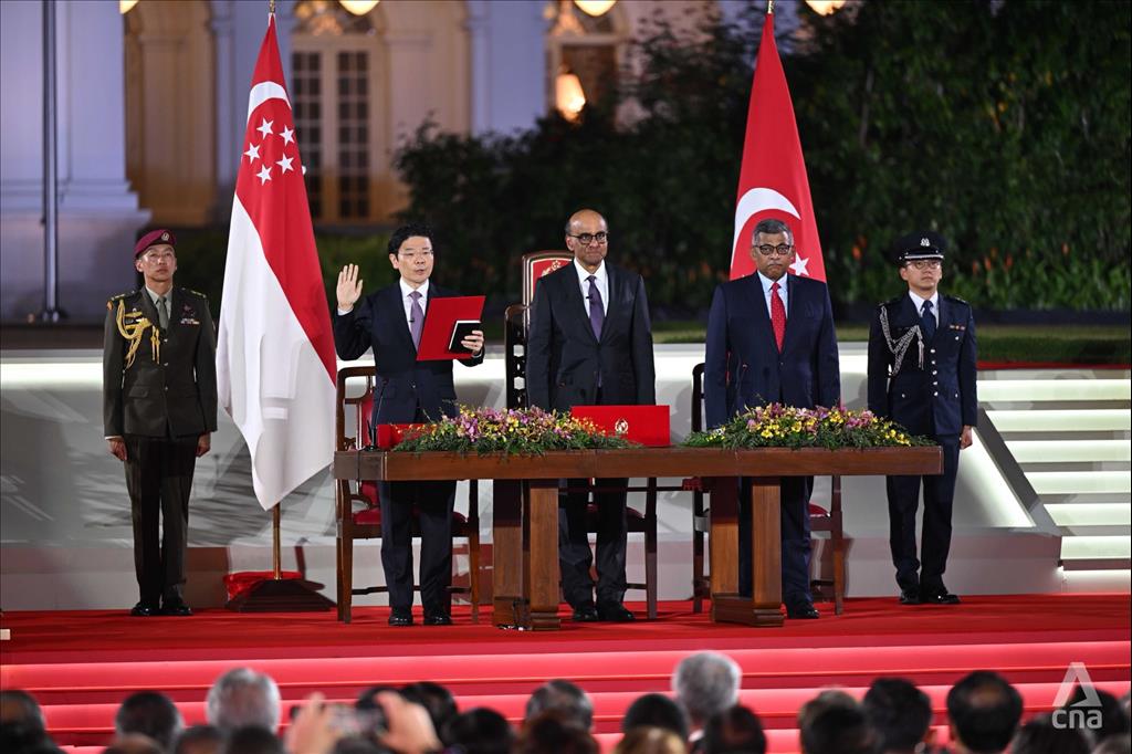 Lawrence Wong Takes Oaths As Singapore's New Prime Minister