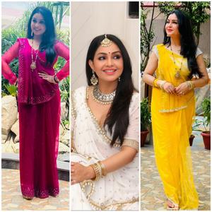 Shubhangi Atre's Go-To Saree For Special Occasions Is Purple Kanjeevaram Silk Gifted By Her Mother - Vimarsana News
