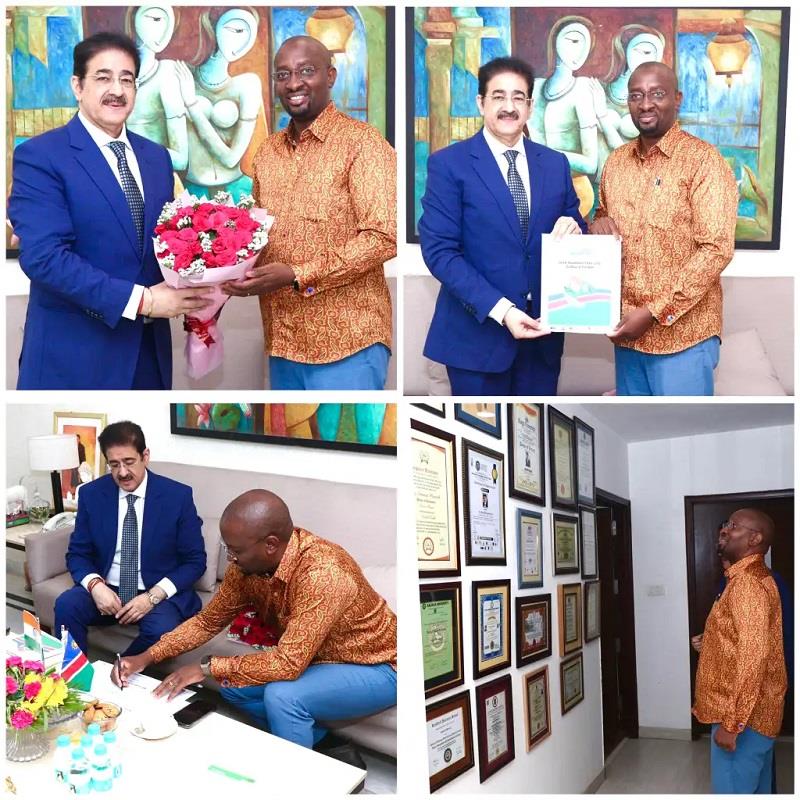 Indo Namibia Cultural Forum Presents Scholarship To Deserving Namibian Student - Vimarsana News