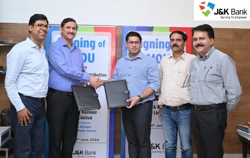 J&K Bank Inks MOU With JPDCL To Facilitate Ease Of Electricity Bill Collection - Vimarsana News