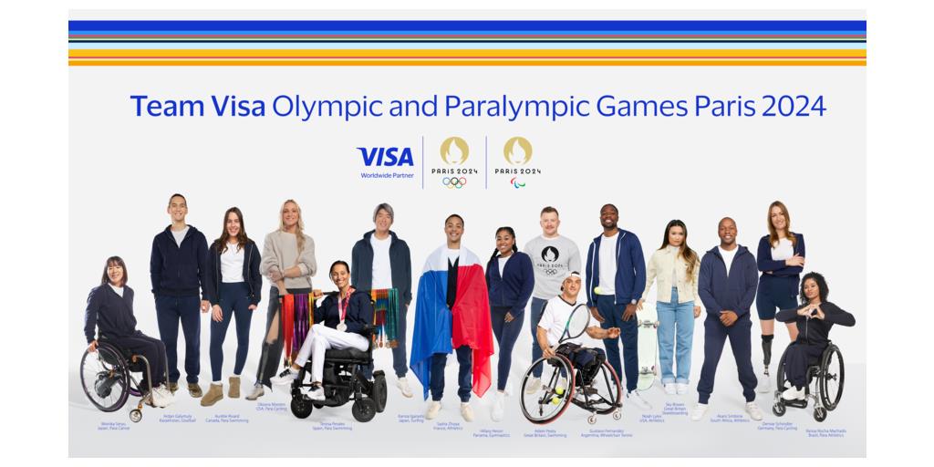 Visa Celebrates The Olympic & Paralympic Games Paris 2024 With Expanded