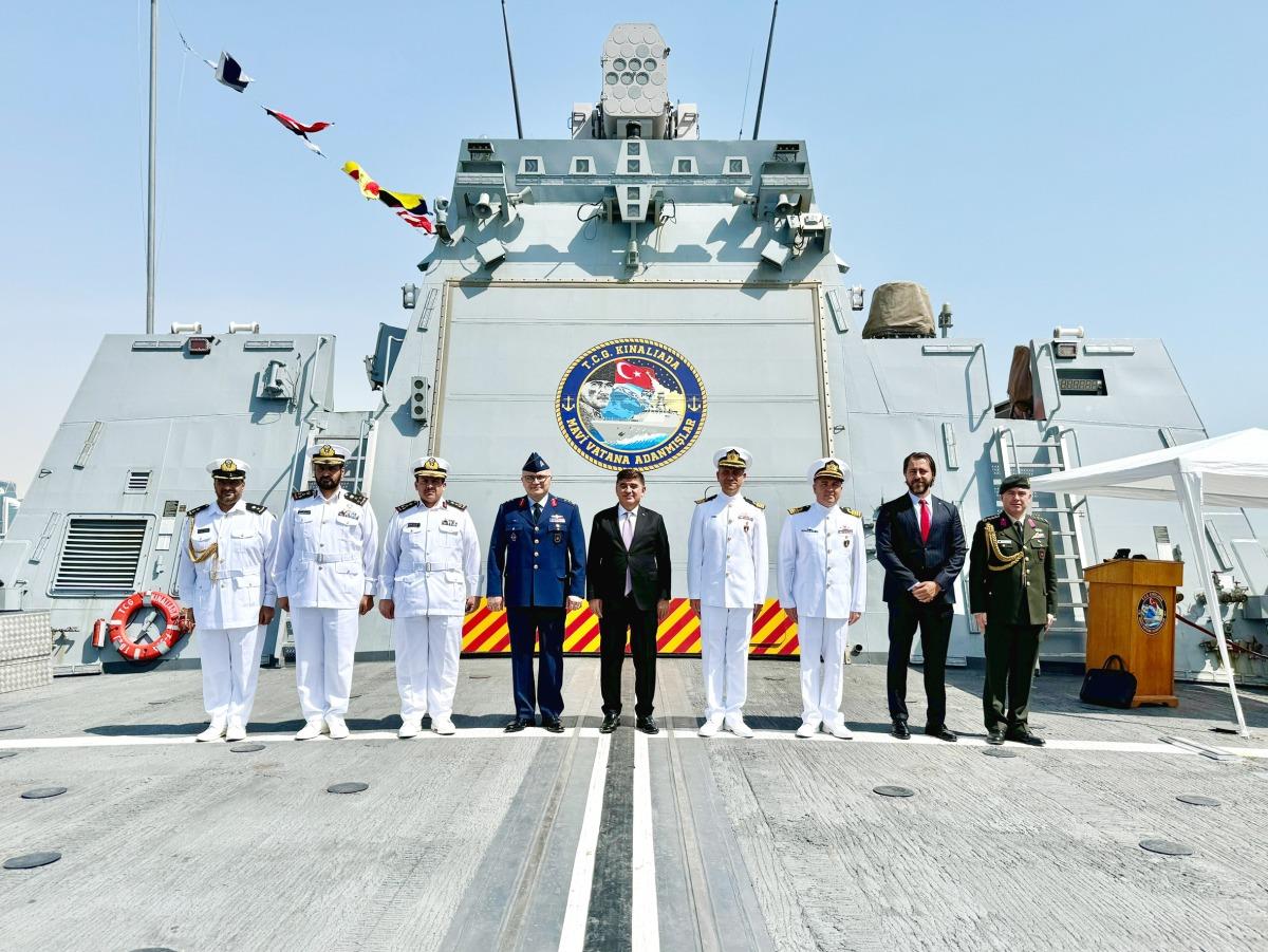 Türkiye's TCG Kınalıada Corvette Anchors In Qatar Until July 25 Türkiye's TCG Kınalıada Corvette Anchors In Qatar Until July 25