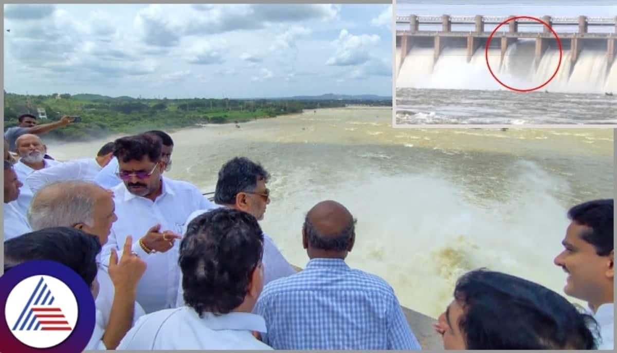 “Repair work on chain link at Tungabhadra dam to take five more days”: Karnataka Dycm DK Shivakumar