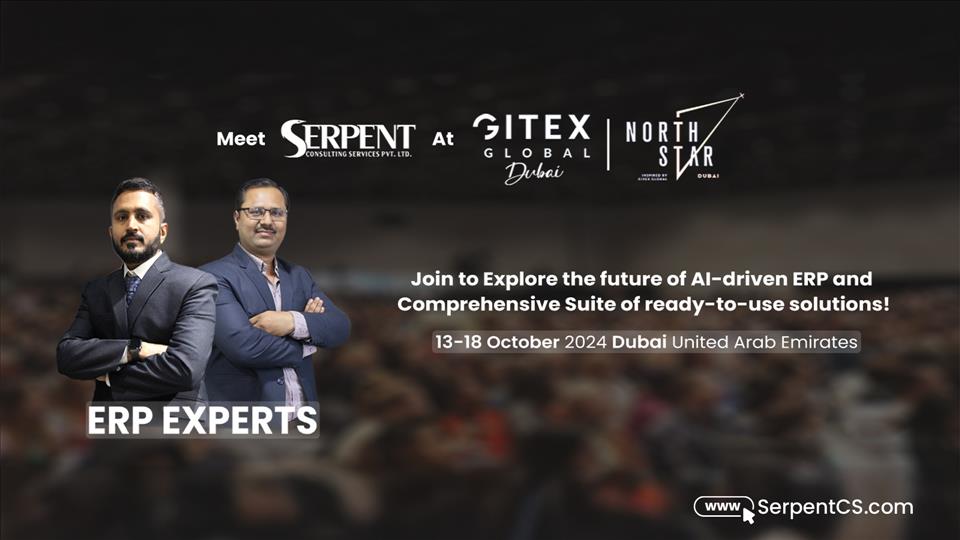 Serpentcs Serpentcs To Showcase AI-Driven ERP Solutions At Gitex Global & Expand ...