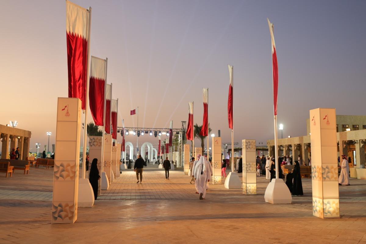 Minister Of Culture Inaugurates National Day Activities At Darb Al Saai Minister Of Culture Inaugurates National Day Activities At Darb Al Saai