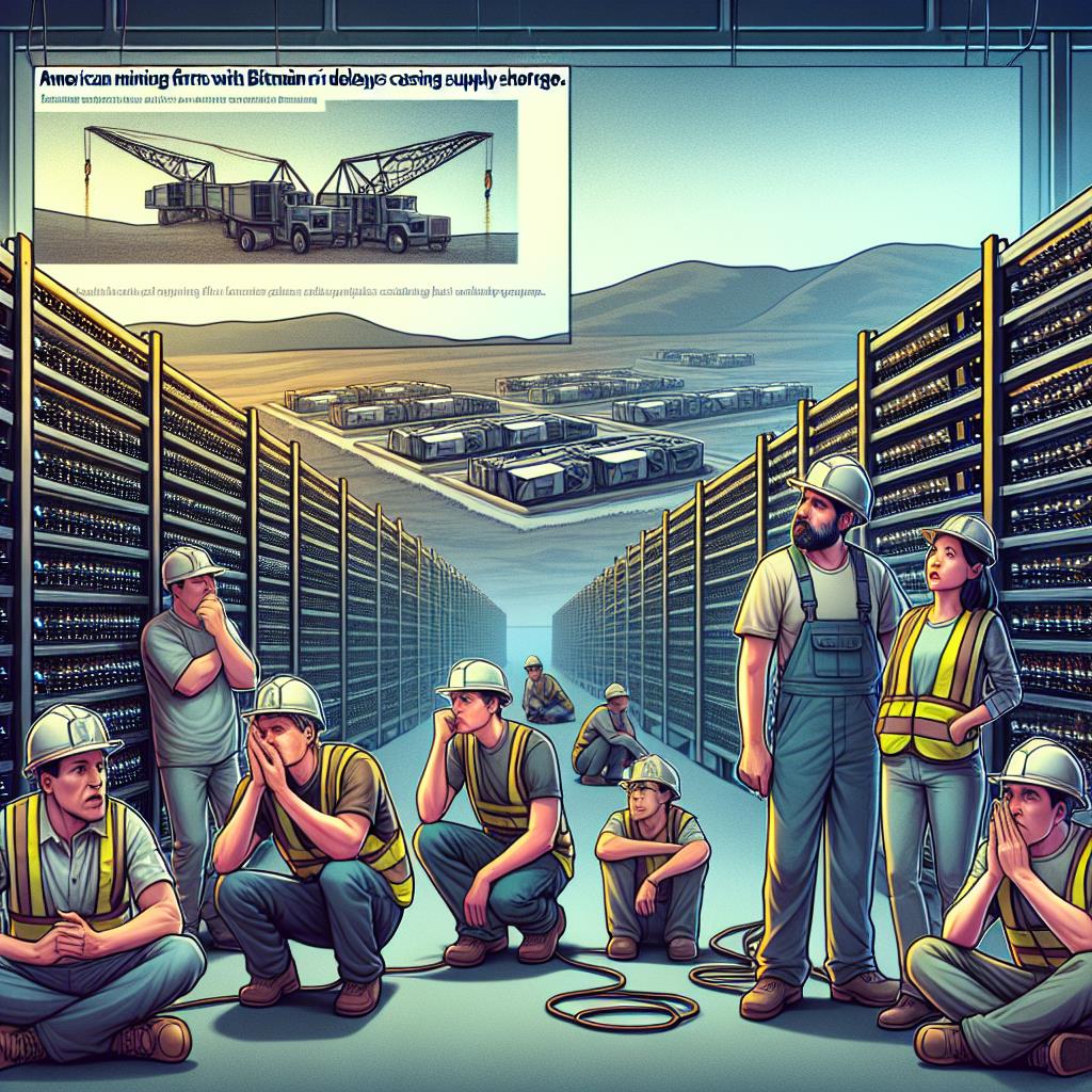 American Mining Firms Struggle With Bitmain Shipment Delays Causing Supply Shortages American Mining Firms Struggle With Bitmain Shipment Delays Causing Supply Shortages