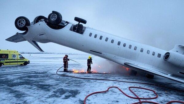 Shocking Videos From Inside Delta Airlines Plane Go Viral After Crash