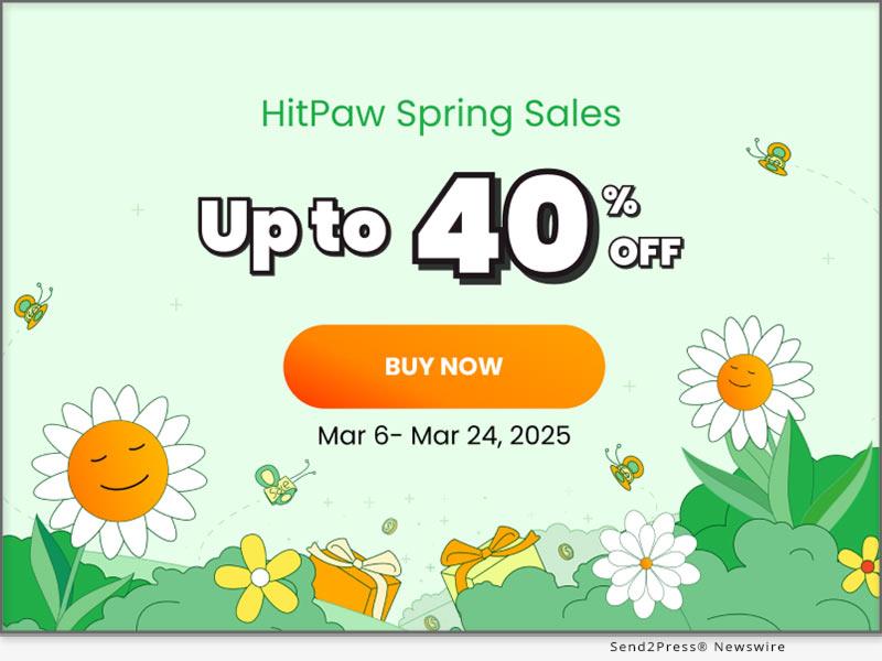 Hitpaw Kicks Off Spring Sales 2025, With Massive Discounts And