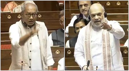 Amit Shah & Digvijaya Singh Engage In War Of Words On Sudhanshu Trivedi’S Remarks  Amit Shah & Digvijaya Singh Engage In War Of Words On Sudhanshu Trivedi’S Remarks