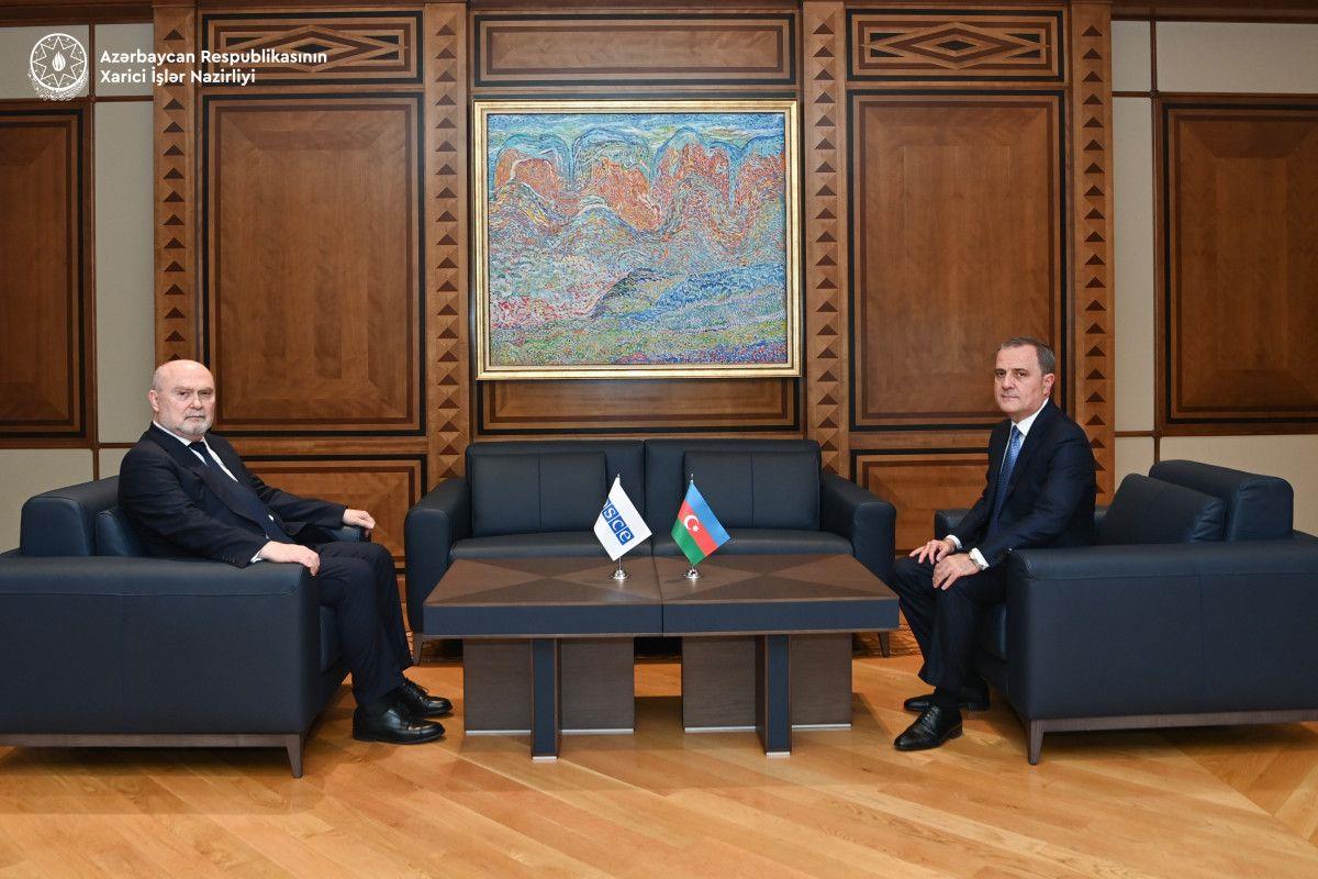 FM Bayramov Meets OSCE Secgen To Discuss Regional Stability And Cooperation FM Bayramov Meets OSCE Secgen To Discuss Regional Stability And Cooperation
