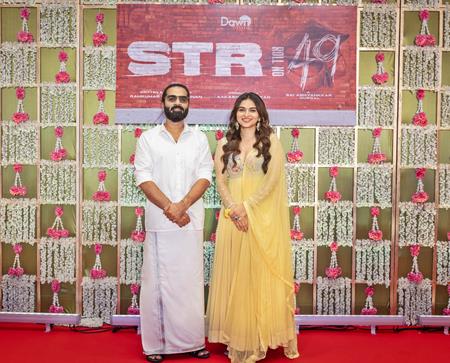 Work On Simbu's Film With Director Ramkumar Balakrishnan Begins With Traditional Pooja Work On Simbu's Film With Director Ramkumar Balakrishnan Begins With Traditional Pooja