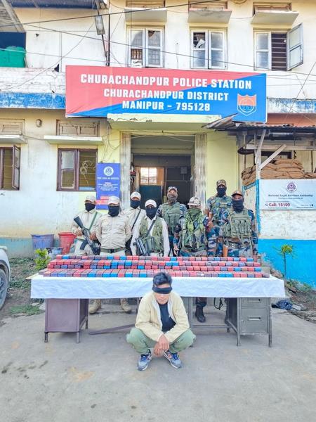 Security Forces Seize Drugs Valued At Rs 48.7 Crore In Manipur; One Held Security Forces Seize Drugs Valued At Rs 48.7 Crore In Manipur; One Held