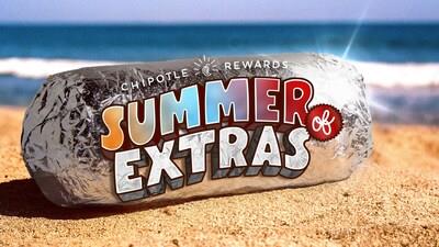 CHIPOTLE INTRODUCES SUMMER OF EXTRAS WITH $1 MILLION IN FREE BURRITOS FOR REWARDS MEMBERS CHIPOTLE INTRODUCES SUMMER OF EXTRAS WITH $1 MILLION IN FREE BURRITOS FOR REWARDS MEMBERS