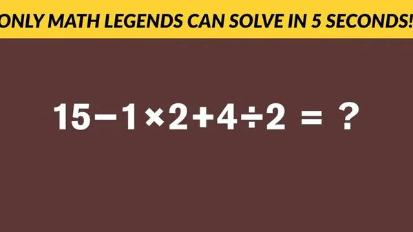 Brain Teaser: If You Solved This Puzzle In Time, Your Logical Thinking Skills Are Truly Impressive Brain Teaser: If You Solved This Puzzle In Time, Your Logical Thinking Skills Are Truly Impressive