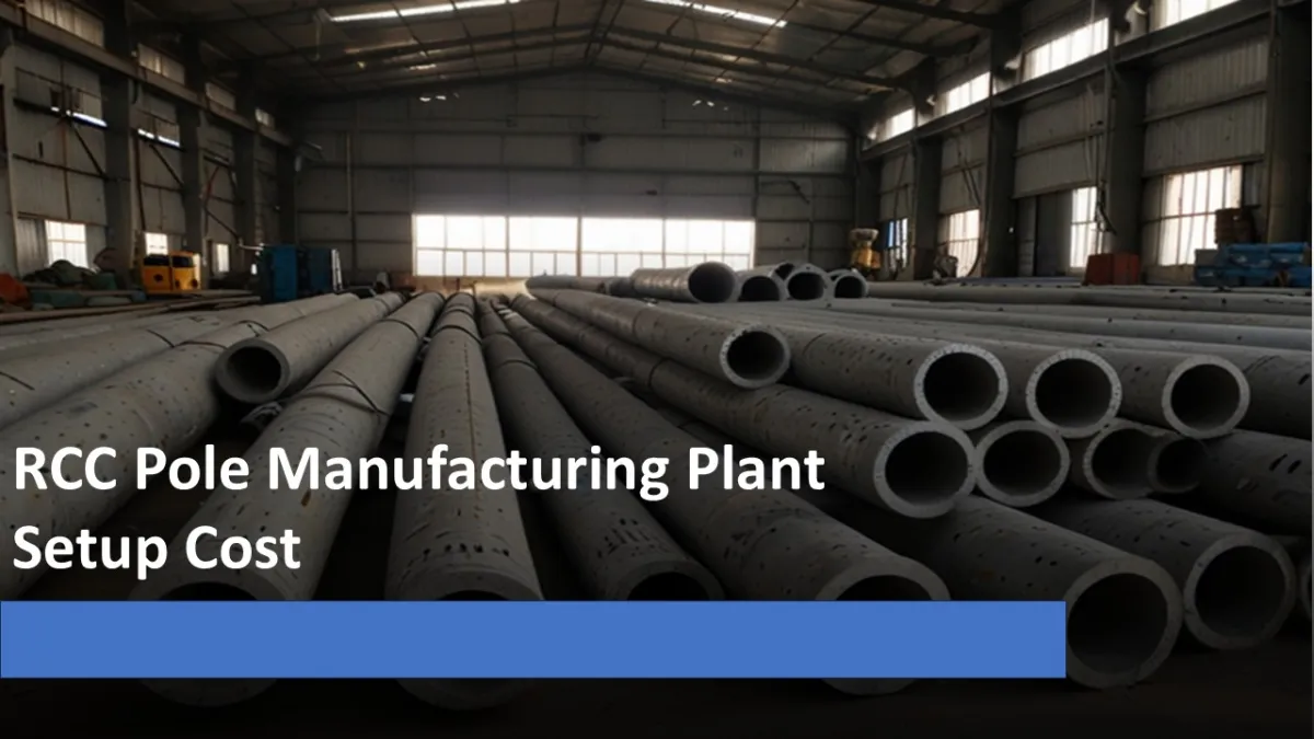 RCC Pole Manufacturing Plant Setup 2025: Detailed Machinery Cost And Business Plan RCC Pole Manufacturing Plant Setup 2025: Detailed Machinery Cost And Business Plan