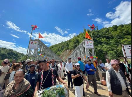 Nepal's Longest Modular Bridge Built With Indian Assistance Inaugurated In Panchthar Nepal's Longest Modular Bridge Built With Indian Assistance Inaugurated In Panchthar
