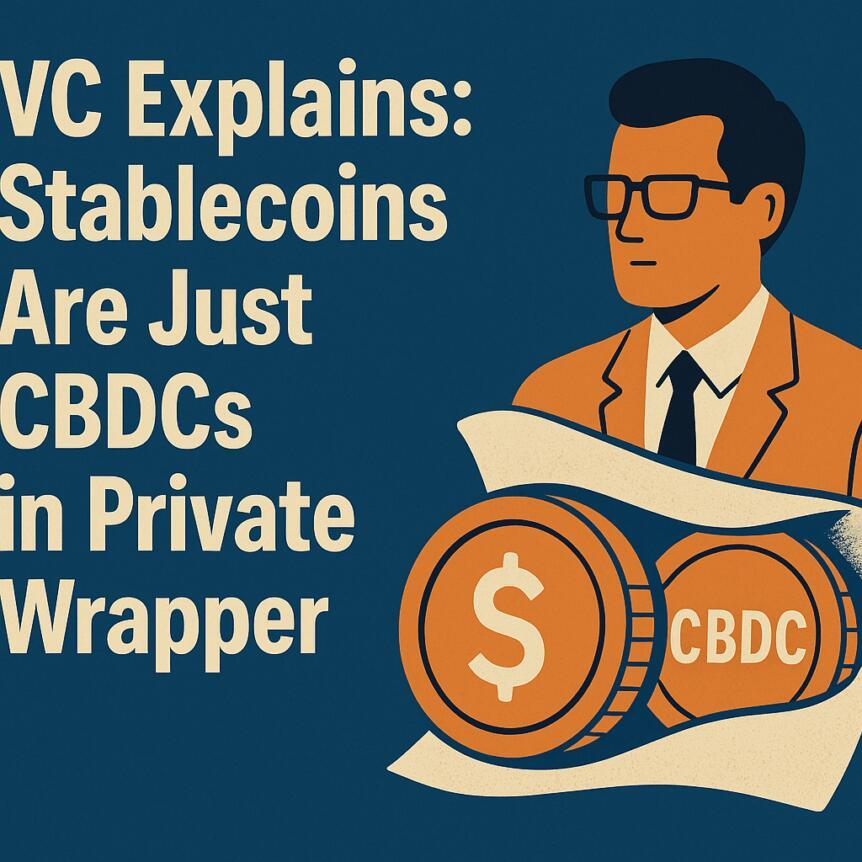 VC Explains: Stablecoins Are Just Cbdcs In Private Wrapper