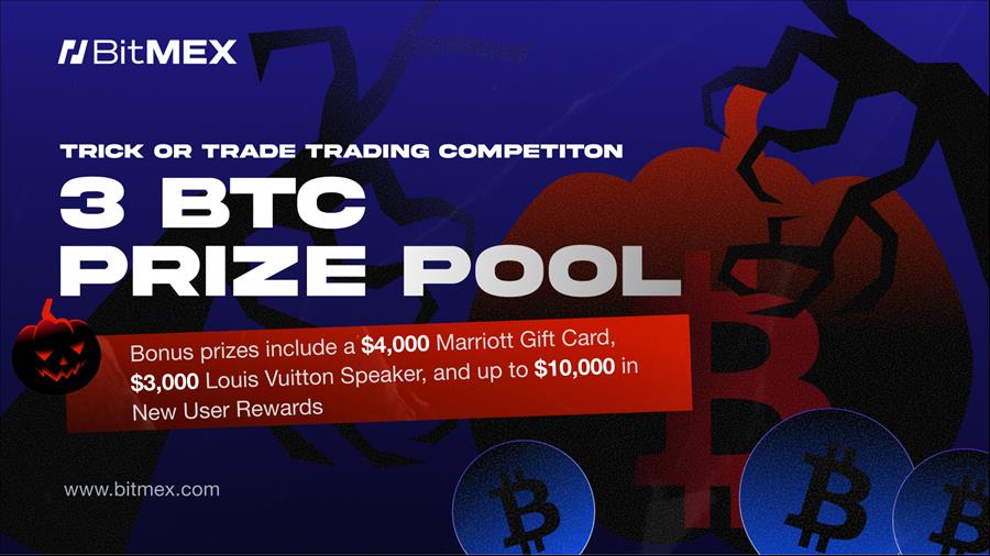 Bitmex Launches Trick Or Trade Trading Competition Featuring A 3 BTC Prize Pool And More Bitmex Launches Trick Or Trade Trading Competition Featuring A 3 BTC Prize Pool And More