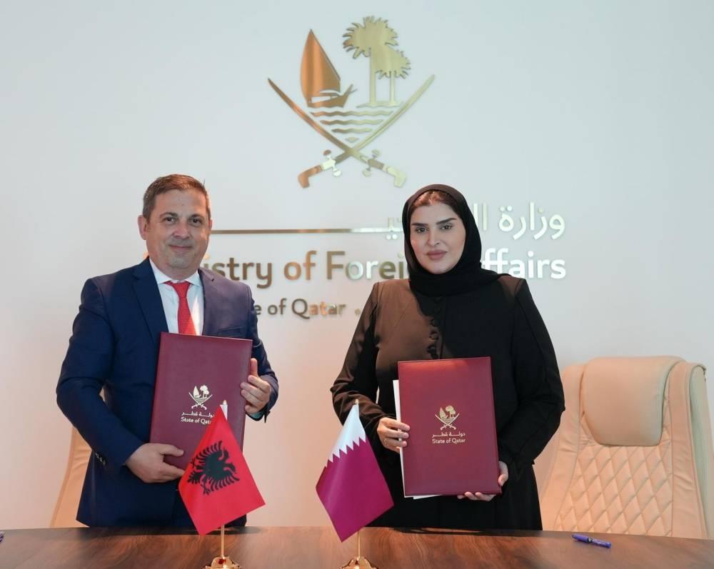 Qatar, Albania Sign Mou To Boost Diplomatic Training Cooperation Qatar, Albania Sign Mou To Boost Diplomatic Training Cooperation