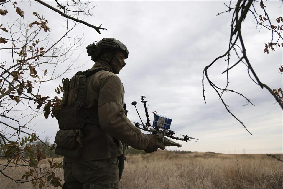 Russia Turns To An Old Ally In Its War Against Ukrainian Drones: The Weather Drones become less reliable and more vulnerable as winter weather closes in.          EPA/Oleg Movchanuik