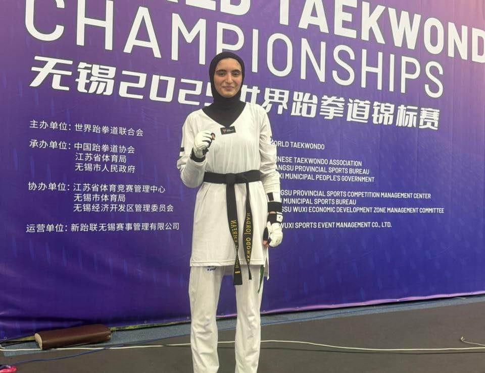 فادية خرفان تحقق ميدالية برونزية في بطولة العالم للتايكواندو فادية خرفان تحقق ميدالية برونزية في بطولة العالم للتايكواندو