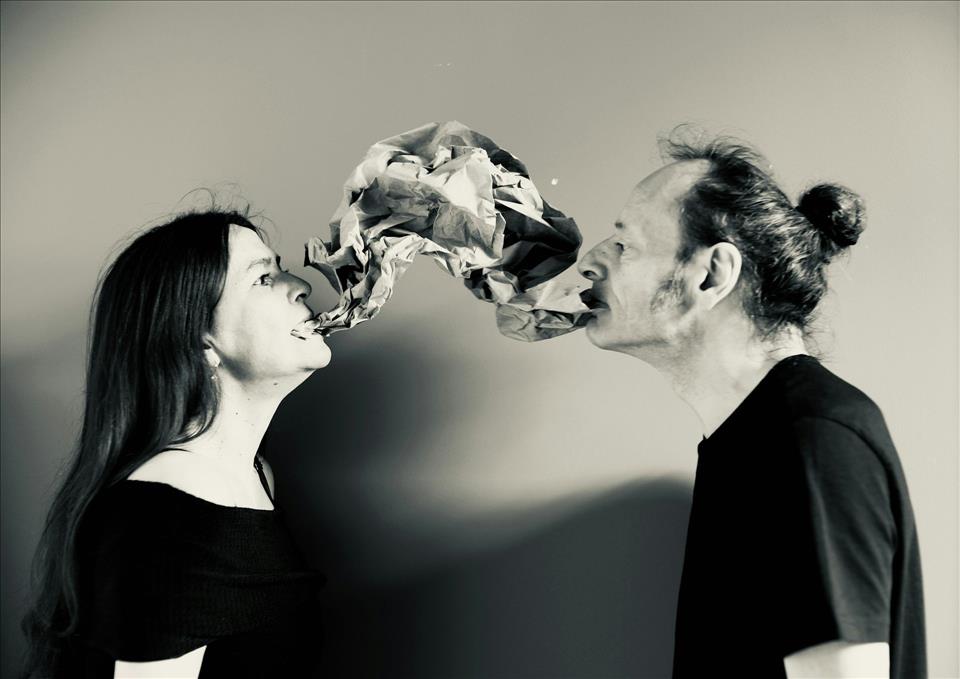 Voiced: Barbican Festival Highlights Endangered Languages And Their Connection To Art silent words that bounce around the mind bumping into organs, synthesisers, guitar chords, breaths – breathing, by Montenegro Fisher (2024).          Courtesy of The Barbican