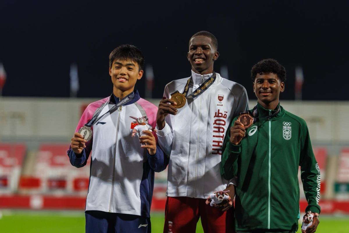 Aboubakar Claims Qatar's First Medal At Asian Youth Games Aboubakar Claims Qatar's First Medal At Asian Youth Games