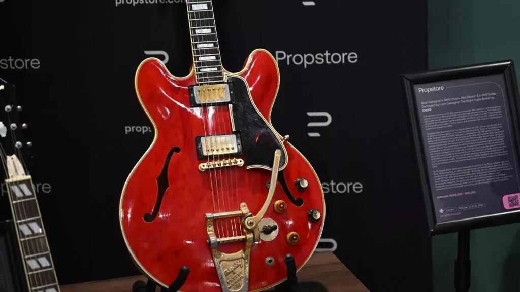 Oasis Guitar Sold At Auction For $385K Oasis Guitar Sold At Auction For $385K
