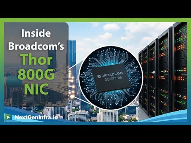 Broadcom Sets New AI Network Benchmark With 800G“Thor Ultra” NIC Broadcom Sets New AI Network Benchmark With 800G“Thor Ultra” NIC