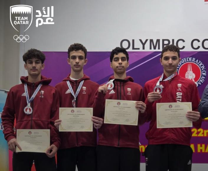 Qatar Wins First-Ever Asian Silver In Fencing At U23 Championships Qatar Wins First-Ever Asian Silver In Fencing At U23 Championships