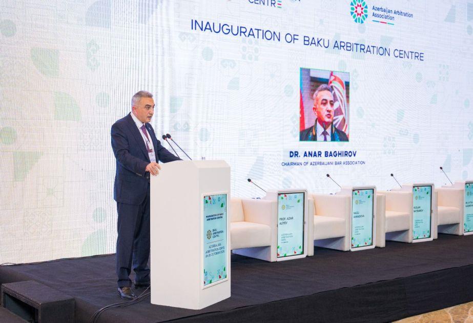 Anar Baghirov: Establishment Of Baku Arbitration Center Mark New Phase In Legal System Anar Baghirov: Establishment Of Baku Arbitration Center Mark New Phase In Legal System