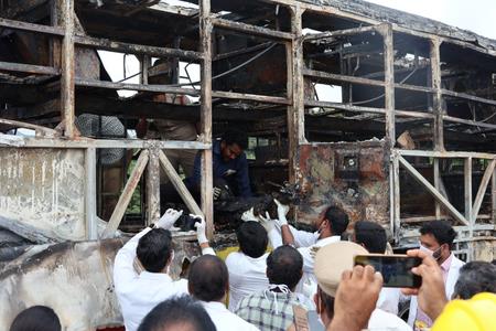 Andhra Pradesh Bus Fire Tragedy: Bodies Of 18 Victims Handed Over To Families Andhra Pradesh Bus Fire Tragedy: Bodies Of 18 Victims Handed Over To Families