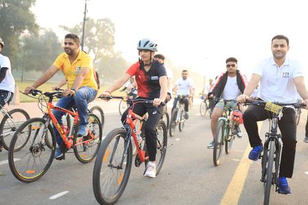 World Boxing Champion Meenakshi Hooda Joins 45Th Edition Of Fit India Sundays On Cycle World Boxing Champion Meenakshi Hooda Joins 45Th Edition Of Fit India Sundays On Cycle